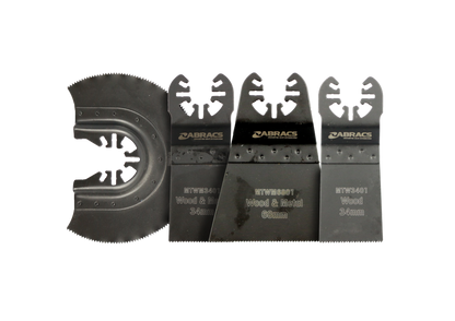 Abracs Multi Tool Wood & Metal Blade Set