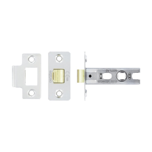 Smiths Architectural Tubular Bolt Thru Latch FD CP 64mm