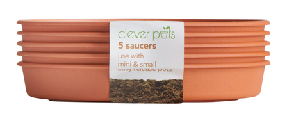 Clever Pots Saucers Pack 5