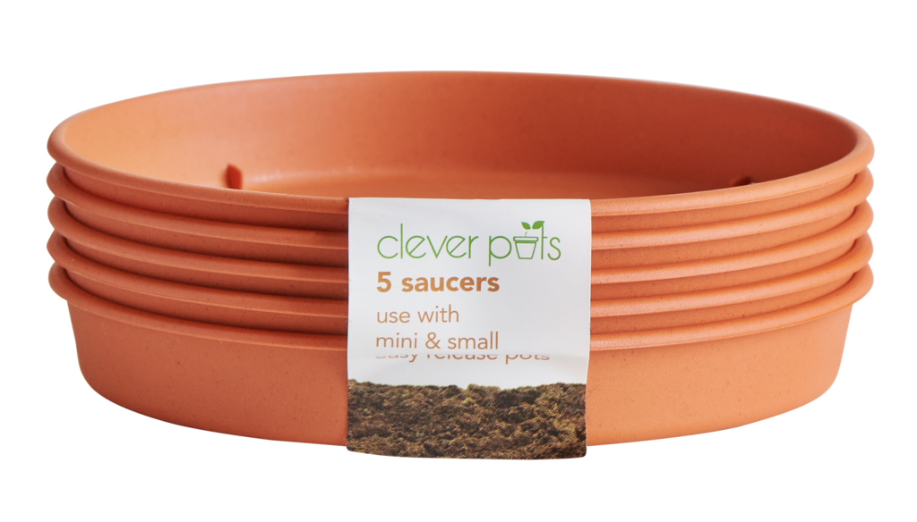 Clever Pots Saucers Pack 5
