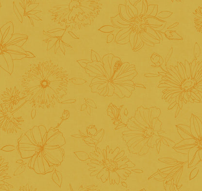 d-c-fixÂ® Manhattan Tablecloth - Palmas Yellow