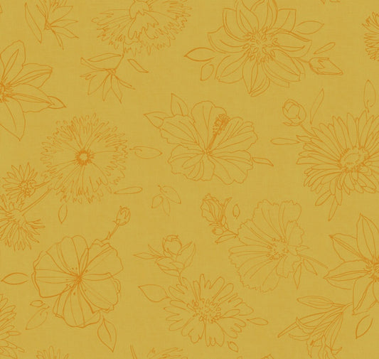 d-c-fixÂ® Manhattan Tablecloth - Palmas Yellow
