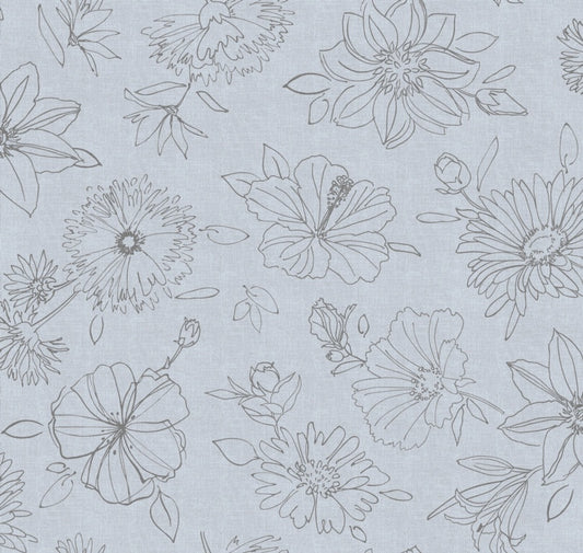 d-c-fixÂ® Manhattan Tablecloth - Palmas Grey