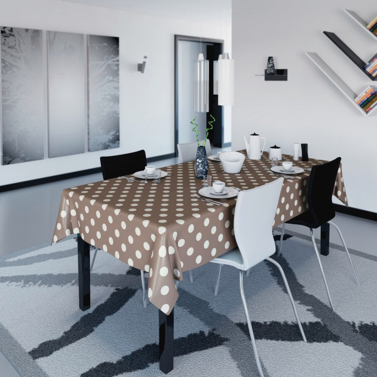 d-c-fixÂ® Manhattan Tablecloth - Venita Taupe