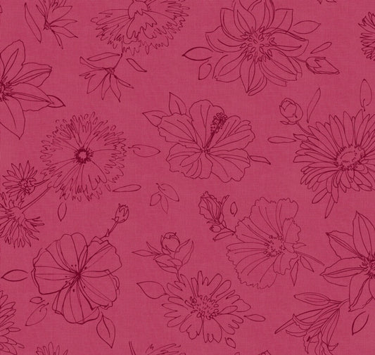 d-c-fixÂ® Manhattan Tablecloth - Palmas Pink