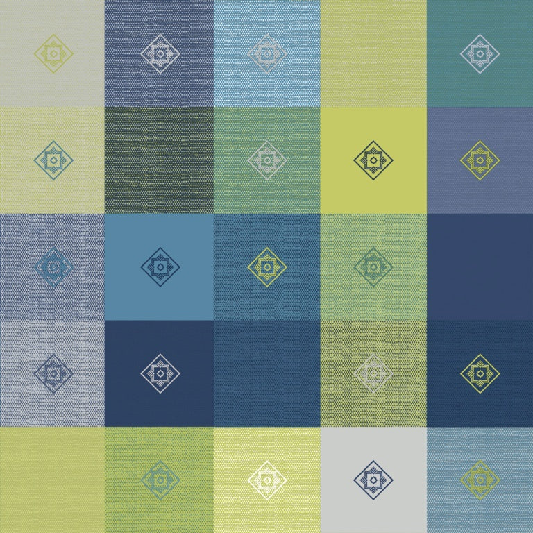 d-c-fixÂ® Manhattan Tablecloth - Victor Blue
