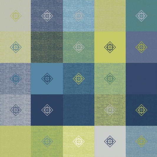 d-c-fixÂ® Manhattan Tablecloth - Victor Blue