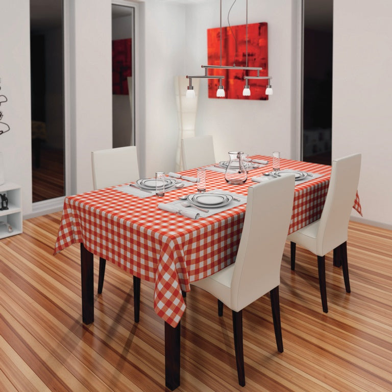 d-c-fixÂ® Manhattan Tablecloth - Avanti Red & White
