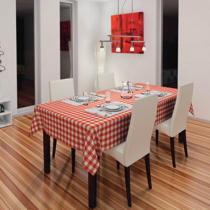 d-c-fixÂ® Manhattan Tablecloth - Avanti Red & White