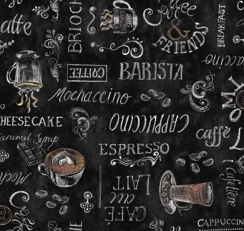 d-c-fixÂ® Manhattan Tablecloth - Ristretto Noir