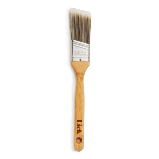 LickTools Eco Bamboo Handle Angle Sash Brush 1.5"
