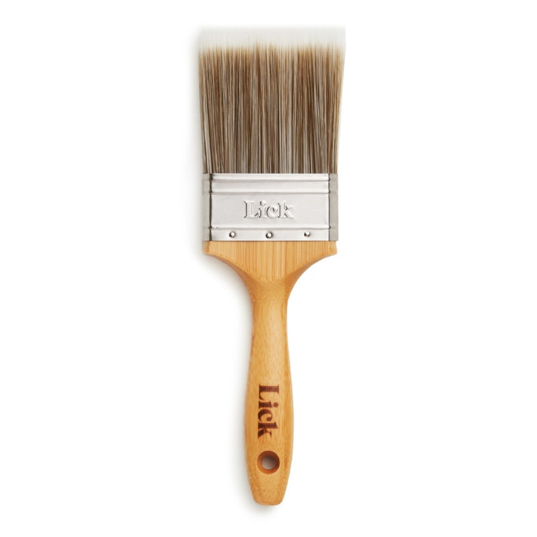 LickTools Eco Bamboo Handle Flat Brush 3"