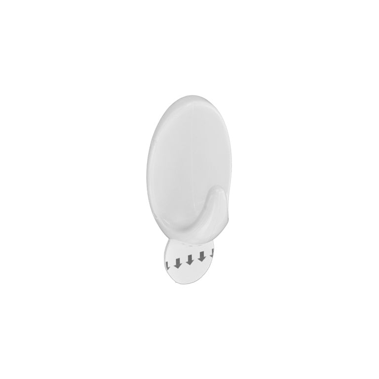 Securit Removable Oval Hook White