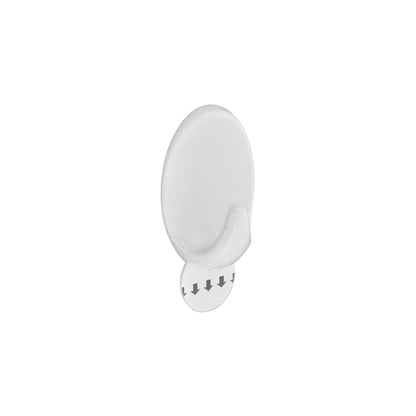 Securit Removable Oval Hook White