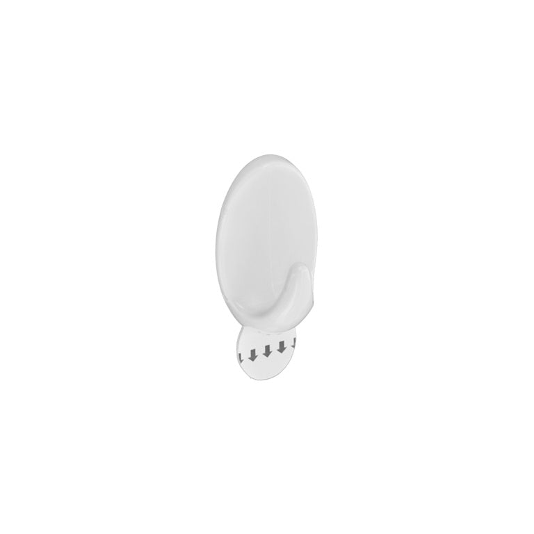 Securit Removable Oval Hook White