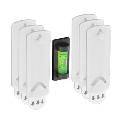 Securit Removable Picture Hook White With Spirit Level