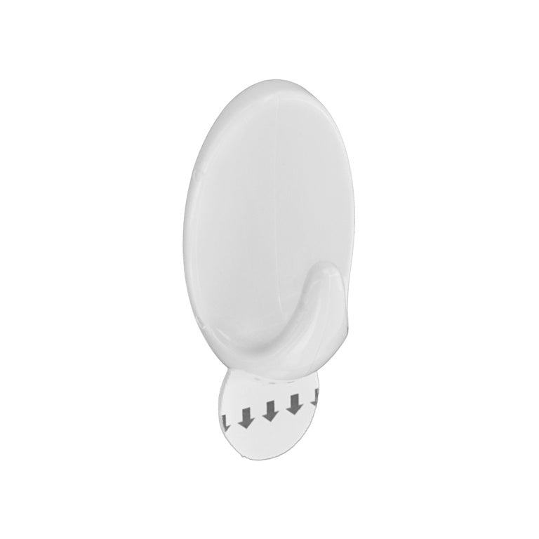 Securit Removable Oval Hook White