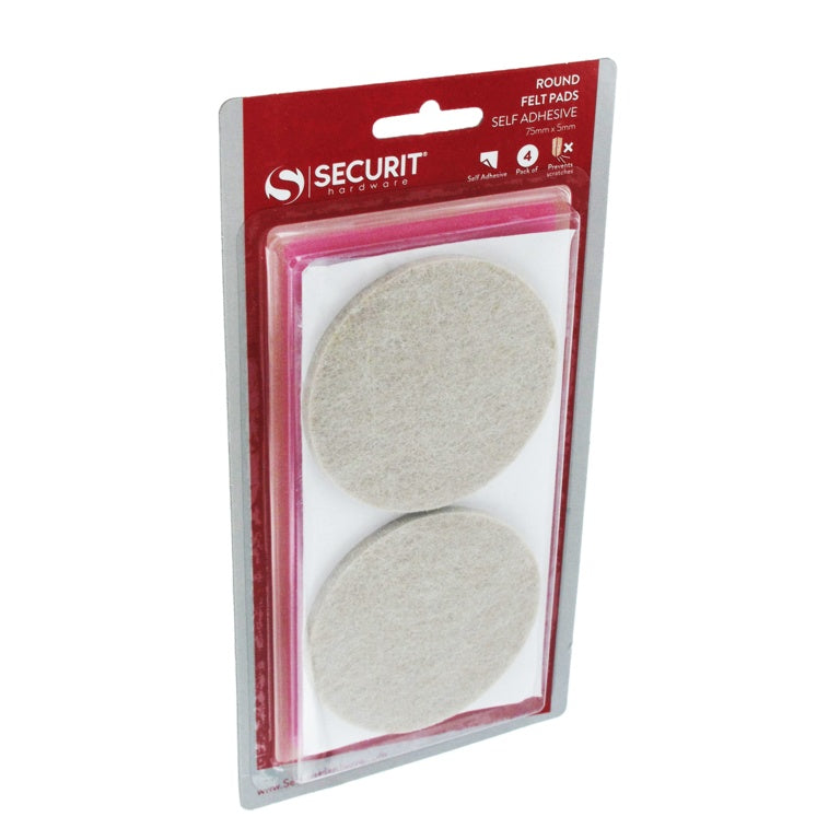 Securit Large Round Felt Pads