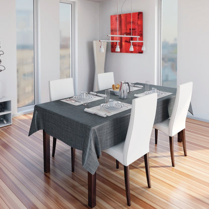 d-c-fixÂ® Monte Carlo Tablecloth - Sharon Anthracite