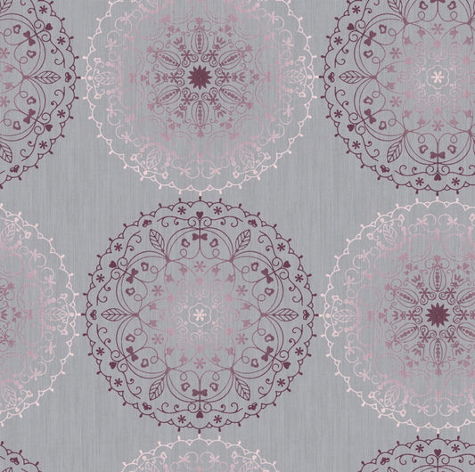 d-c-fixÂ® Monte Carlo Tablecloth - Charlene Grey