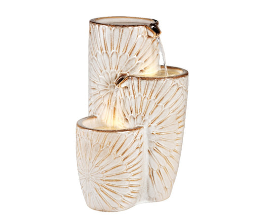 Kaemingk Fountain 3 Tier Jar Ceramic