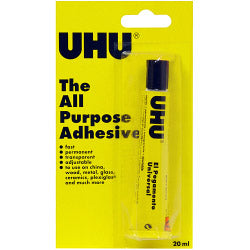 UHU All Purpose Adhesive Tube Blister 20ml