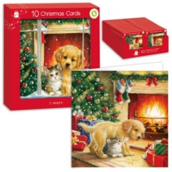Ig Design Square Kittens & Puppies Pack 10