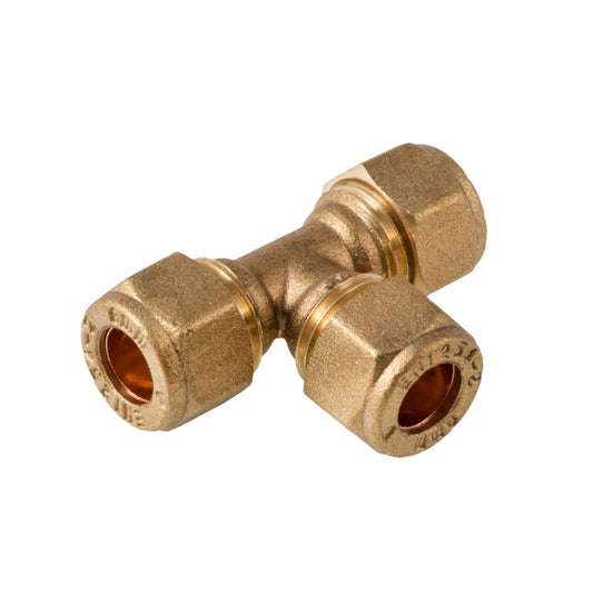Securplumb Compression Tee 22mm