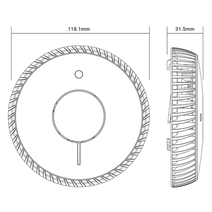 Fire Angel Optical Smoke Alarm Sealed