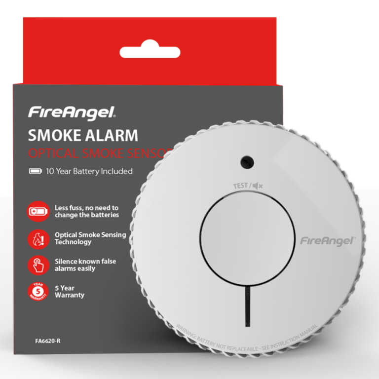 Fire Angel Optical Smoke Alarm Sealed