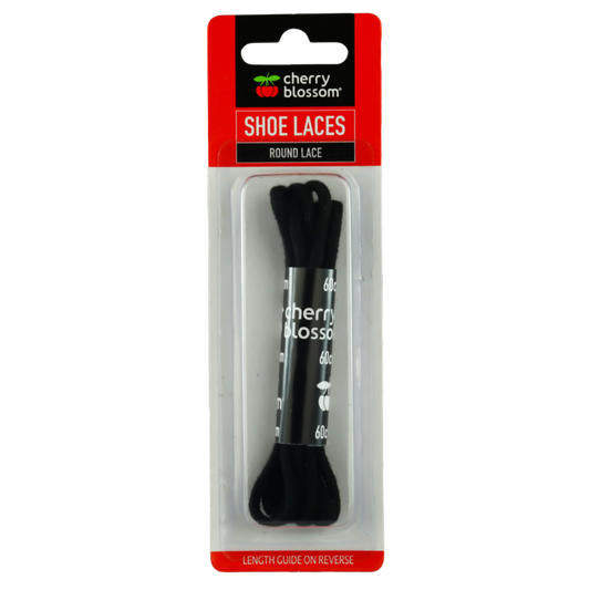 Cherry Blossom Round Laces Black