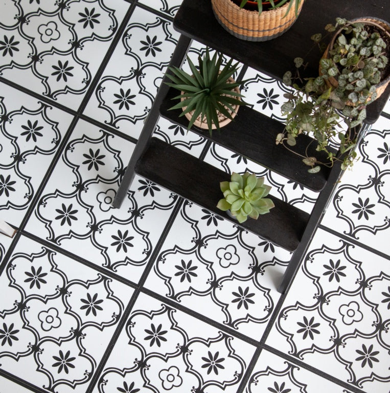 d-c-fixÂ® Self Adhesive Floor Tiles 11 Piece