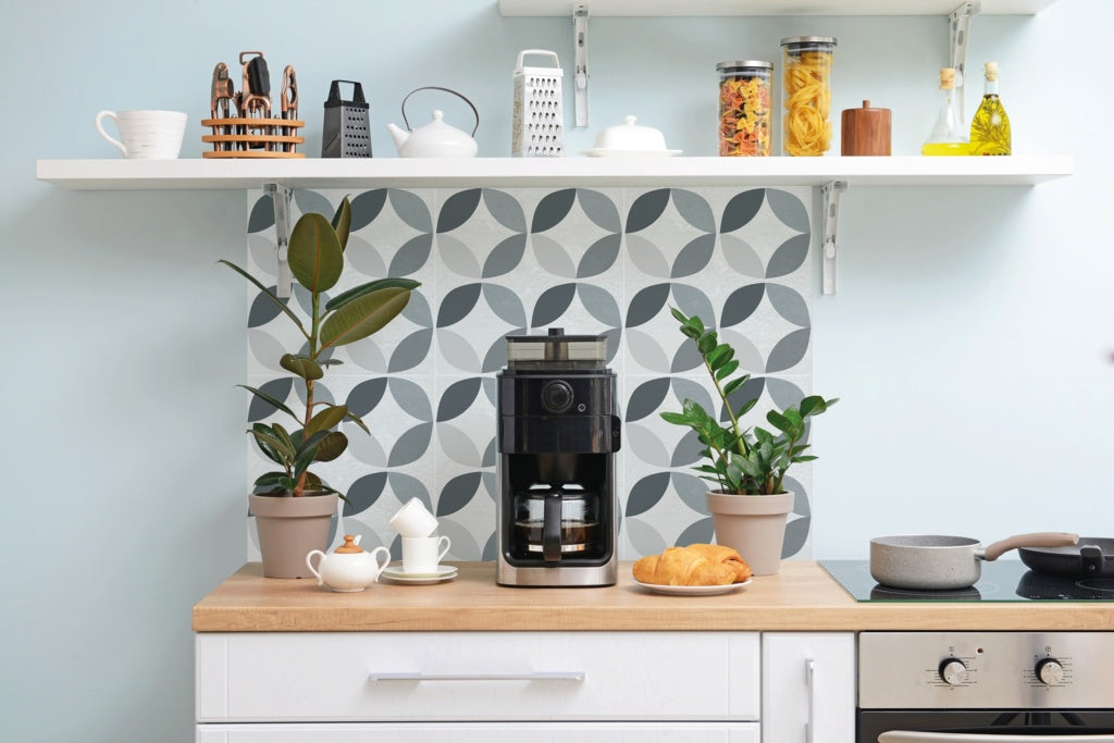 d-c-fixÂ® Self Adhesive Wall Tiles 6 Piece