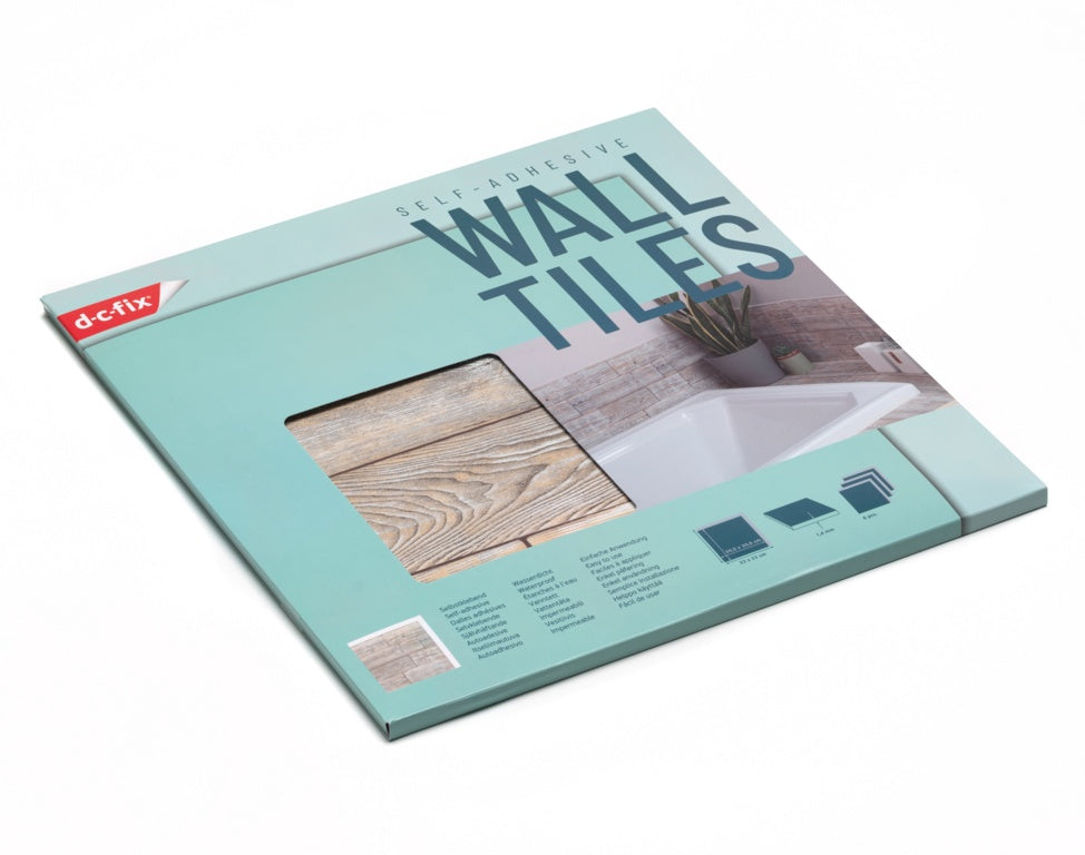 d-c-fixÂ® Self Adhesive Wall Tiles 6 Piece