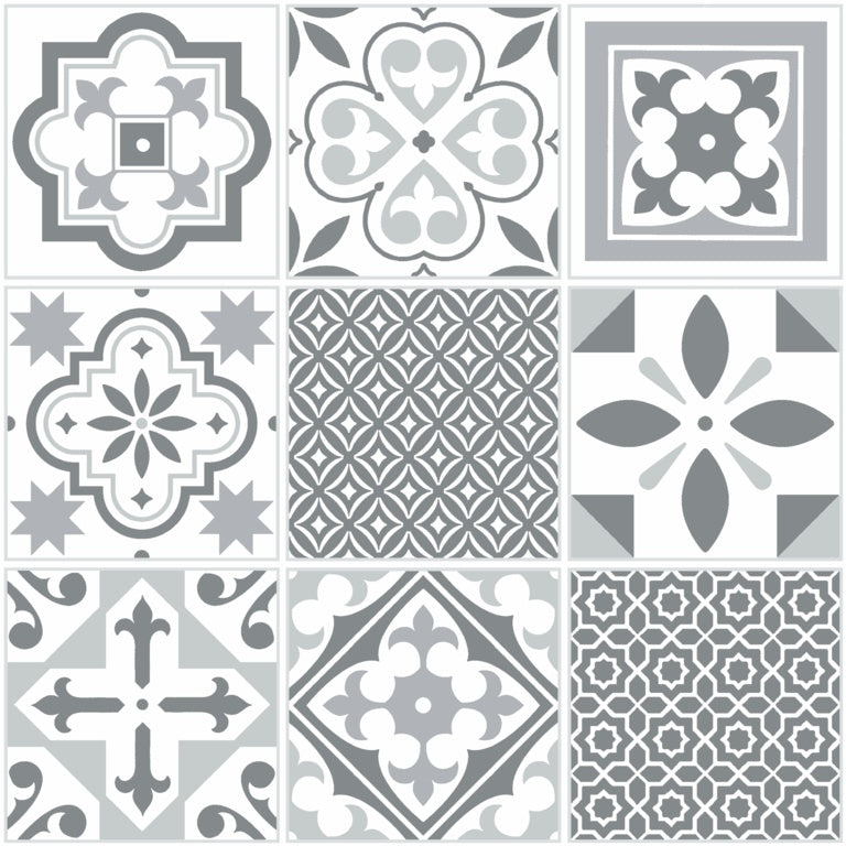 d-c-fixÂ® Self Adhesive Floor Tiles 11 Piece