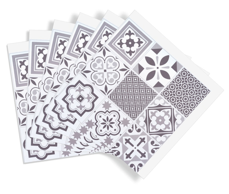 d-c-fixÂ® Self Adhesive Wall Tiles 6 Piece