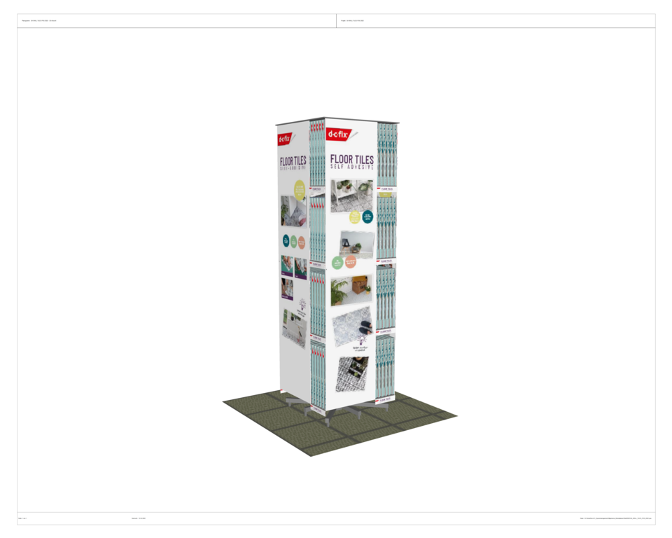 d-c-fixÂ® Self Adhesive Tile Stand