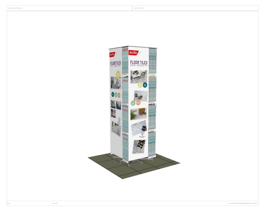 d-c-fixÂ® Self Adhesive Tile Stand