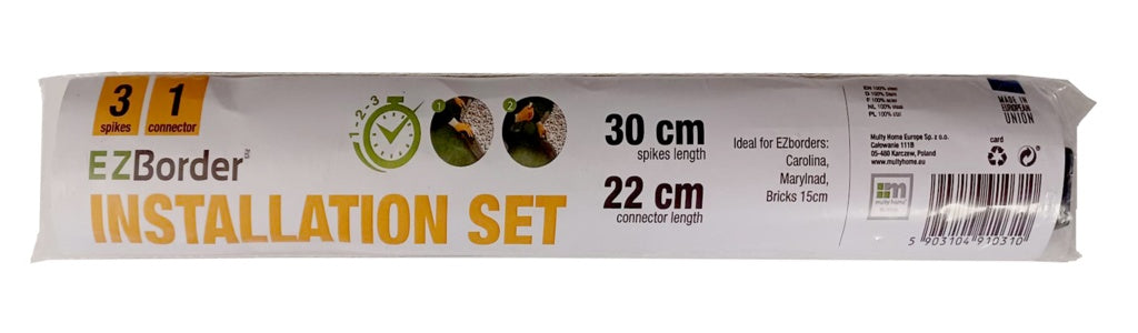 Primeur EZ Border Installation Set 15cm Grey