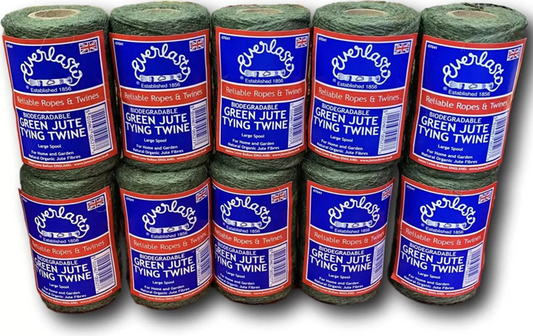 Everlasto Green Jute All Purpose Tying Twine Pack of 10