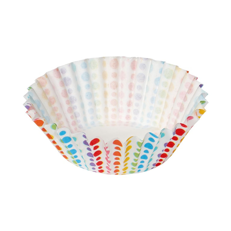 Tala Rainbow Dotty Mini Cupcake Cases