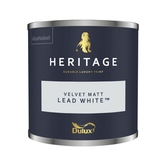 Dulux Heritage Tester 125ml Lead White