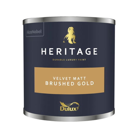 Dulux Heritage Tester 125ml Brushed Gold