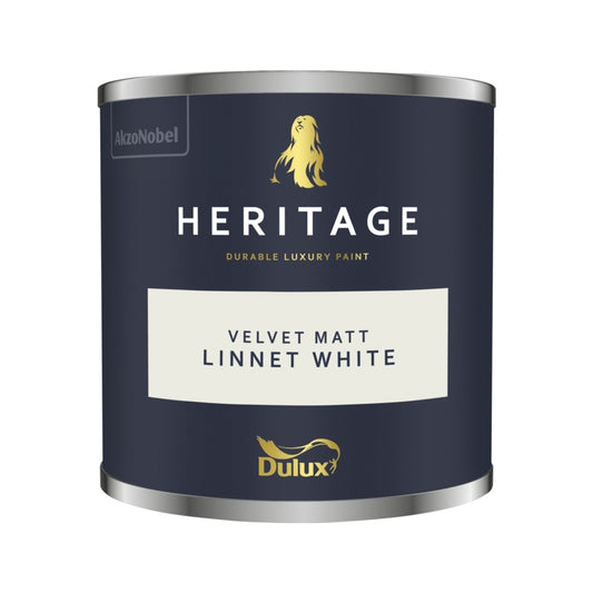 Dulux Heritage Tester 125ml Linnet White