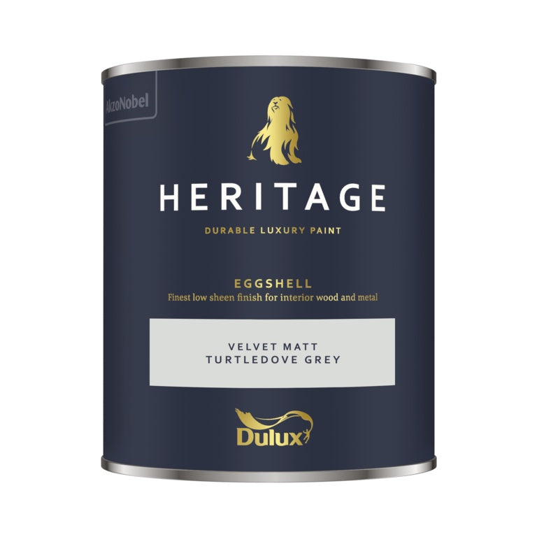 Dulux Heritage Eggshell 750ml Turtledove Grey