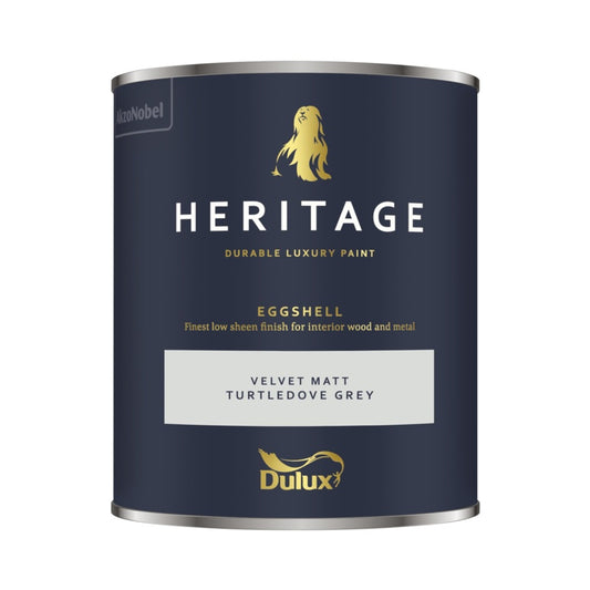 Dulux Heritage Eggshell 750ml Turtledove Grey