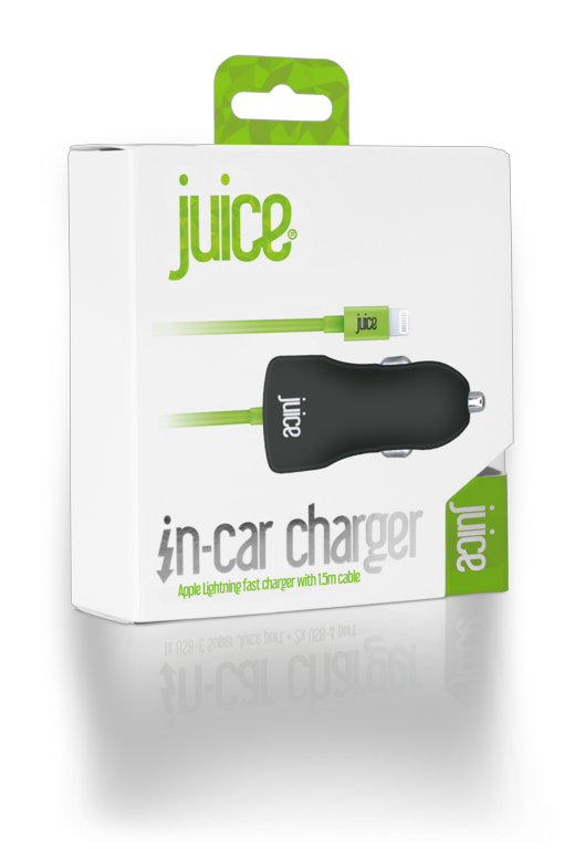 Juice 18w In Car Charger Black