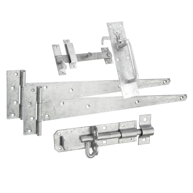 Smiths Ironmongery Suffolk Latch Side Gate Kit Galvanised