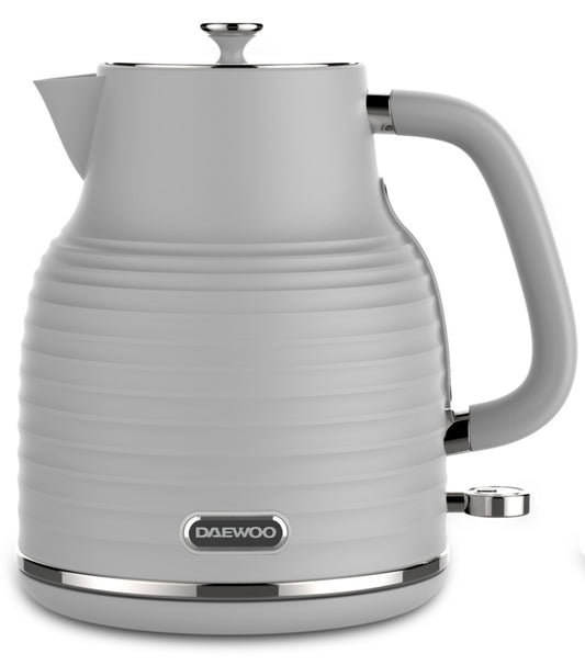 Daewoo Sienna 1.7L Jug Kettle 3kw Grey