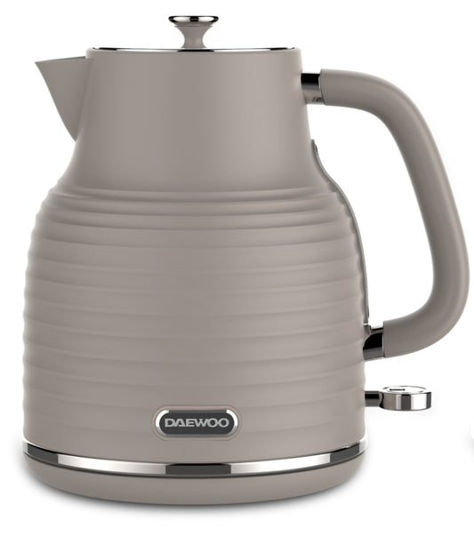 Daewoo Sienna 1.7L Jug Kettle 3kw Taupe